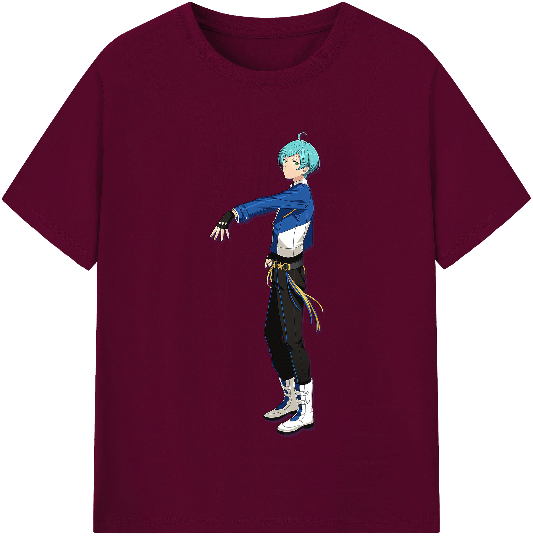 （画像用） あんさんぶるスターズ! Ensemble Stars レディースカジュアルプリントTシャツ（綿100％）